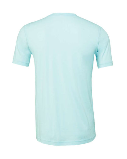 BELLA + CANVAS 3001CVC CVC Jersey Tee - Heather Ice Blue - Back View