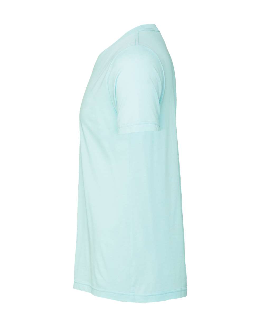 BELLA + CANVAS 3001CVC CVC Jersey Tee - Heather Ice Blue - Direct Side