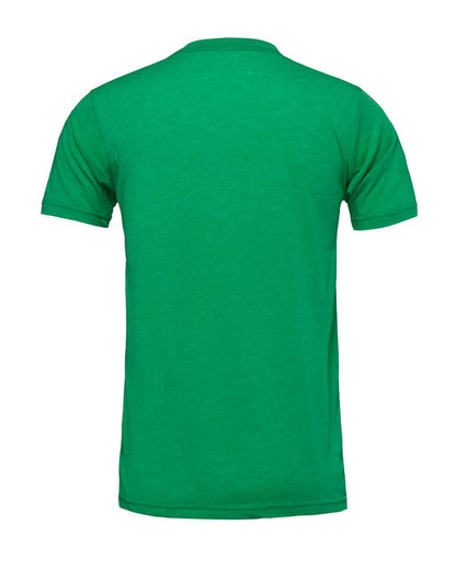 BELLA + CANVAS 3001CVC CVC Jersey Tee - Heather Kelly - Back View