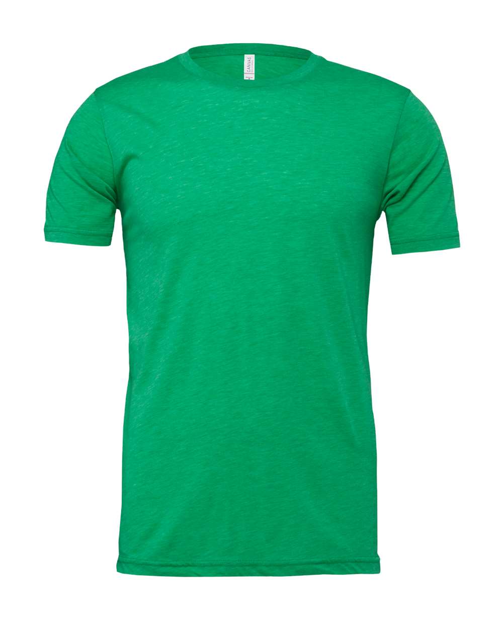 BELLA + CANVAS 3001CVC CVC Jersey Tee - Heather Kelly - Front View