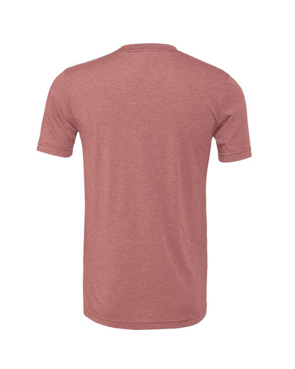 BELLA + CANVAS 3001CVC CVC Jersey Tee - Heather Mauve - Back View