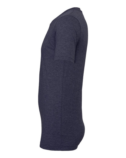 BELLA + CANVAS 3001CVC CVC Jersey Tee - Heather Midnight Navy - Direct Side
