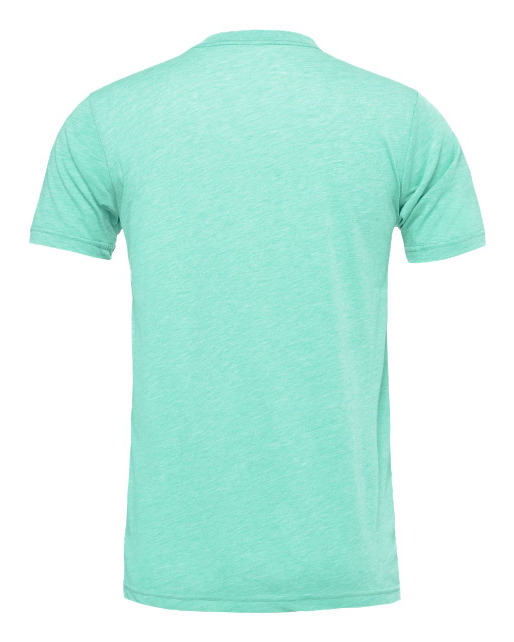 BELLA + CANVAS 3001CVC CVC Jersey Tee - Heather Mint - Back View