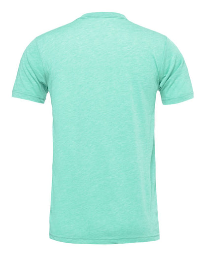 BELLA + CANVAS 3001CVC CVC Jersey Tee - Heather Mint - Back View