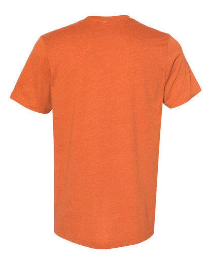 BELLA + CANVAS 3001CVC CVC Jersey Tee - Heather Orange - Back View