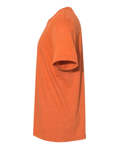 BELLA + CANVAS 3001CVC CVC Jersey Tee - Heather Orange - Direct Side