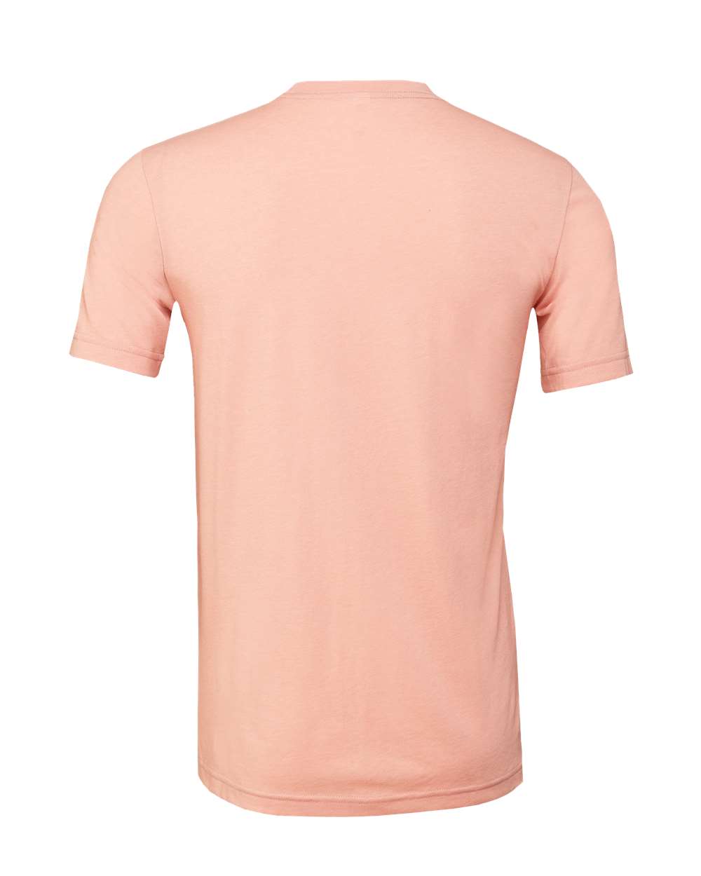 BELLA + CANVAS 3001CVC CVC Jersey Tee - Heather Peach - Back View
