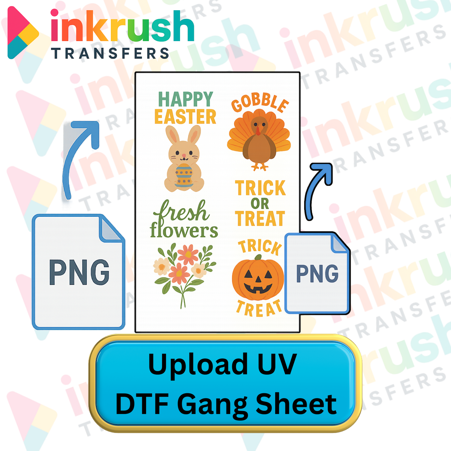 Upload Your UV DTF Gang Sheet