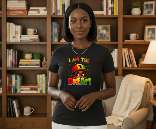 Natural Hair Black Woman Portrait – Black History DTF Transfer