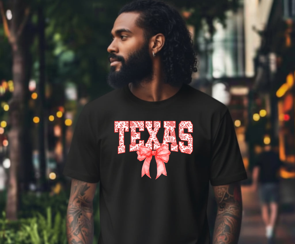 TEXAS Distressed State Text – DTF Transfer