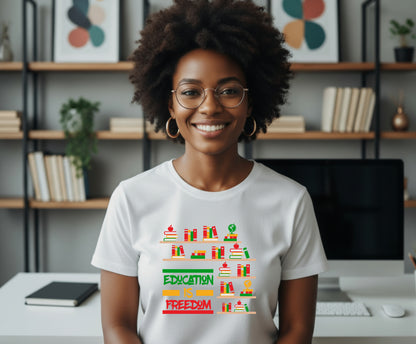 Vibrant African Woman Silhouette – Black History DTF Transfer