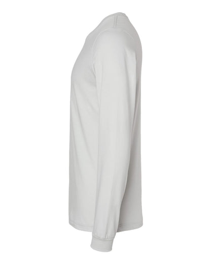 BELLA + CANVAS 3501 Unisex Jersey Long Sleeve Tee - Silver - Direct Side