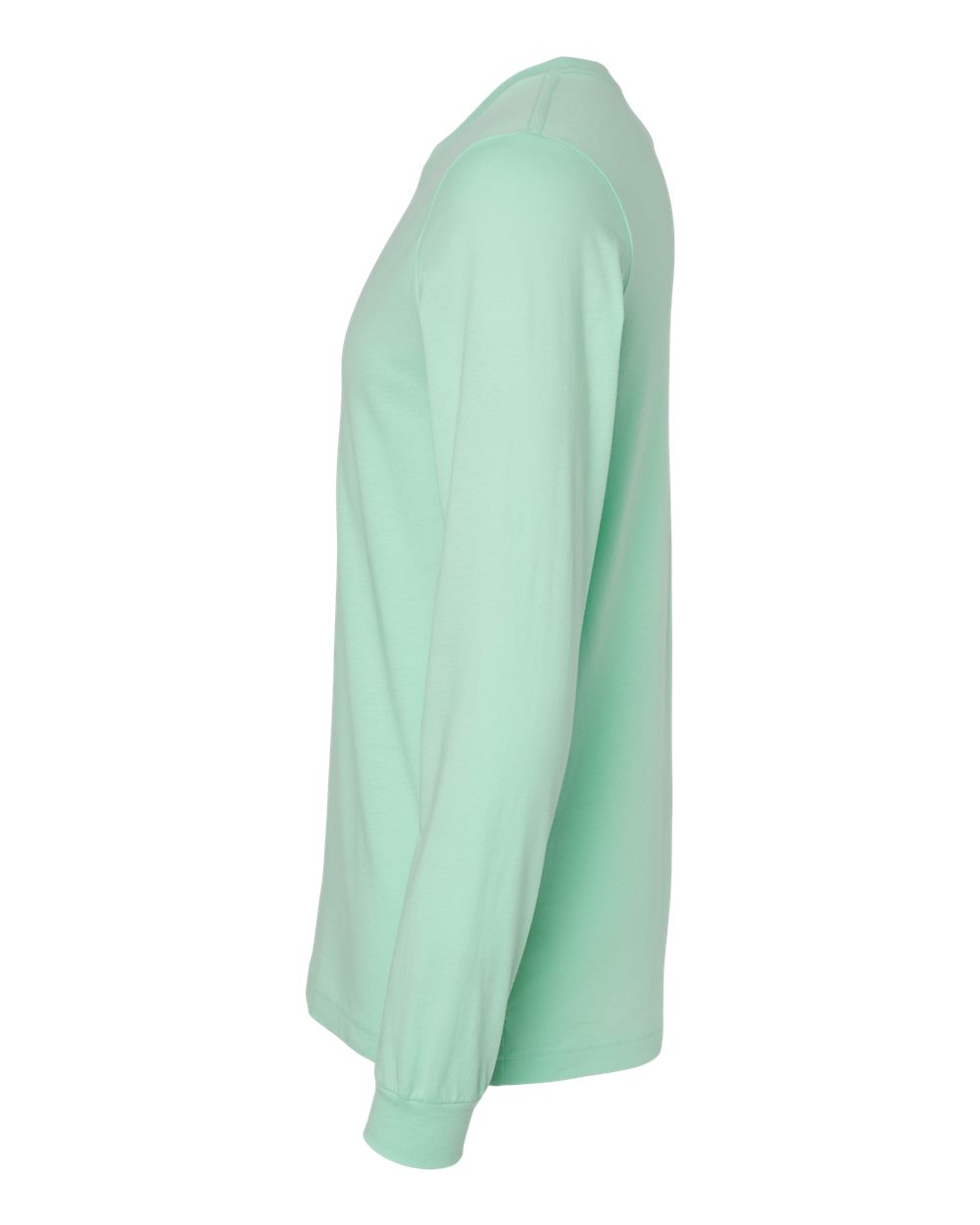 BELLA + CANVAS 3501 Unisex Jersey Long Sleeve Tee - Mint - Direct Side