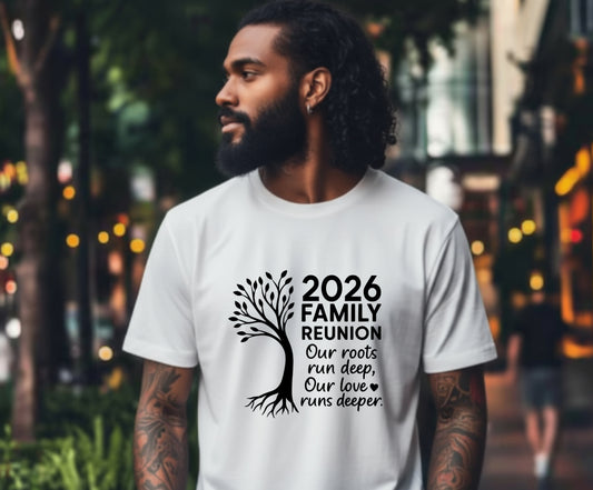 Family Reunion 2026 – Family Tree DTF Transfer