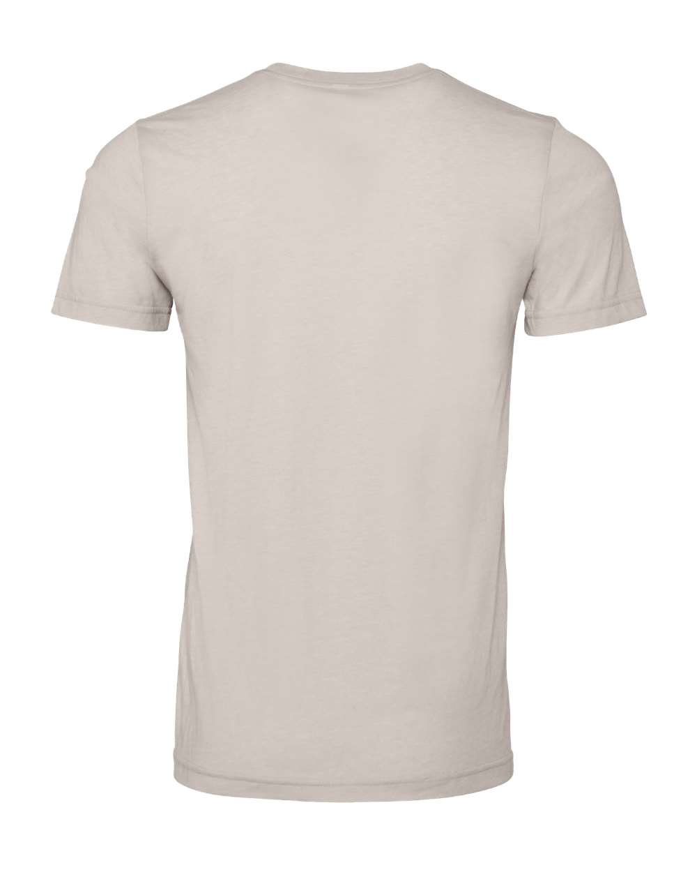 BELLA + CANVAS 3001CVC CVC Jersey Tee - Heather Cool Grey - Back View