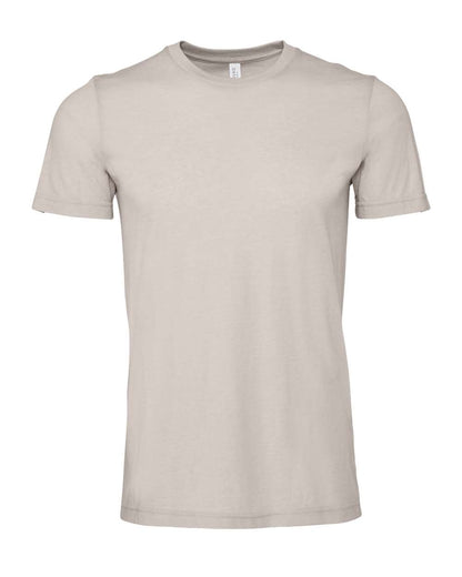 BELLA + CANVAS 3001CVC CVC Jersey Tee - Heather Cool Grey - Front View