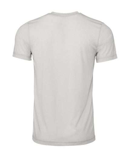 BELLA + CANVAS 3001CVC CVC Jersey Tee - Heather Cement - Back View