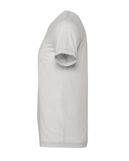 BELLA + CANVAS 3001CVC CVC Jersey Tee - Heather Cement - Direct Side