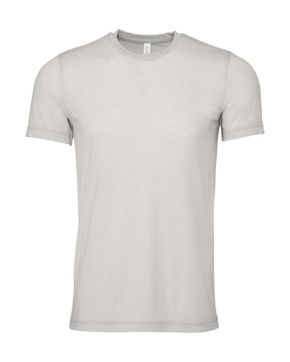 BELLA + CANVAS 3001CVC CVC Jersey Tee - Heather Cement - Front View