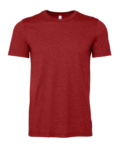 BELLA + CANVAS 3001CVC CVC Jersey Tee - Heather Canvas Red - Front View