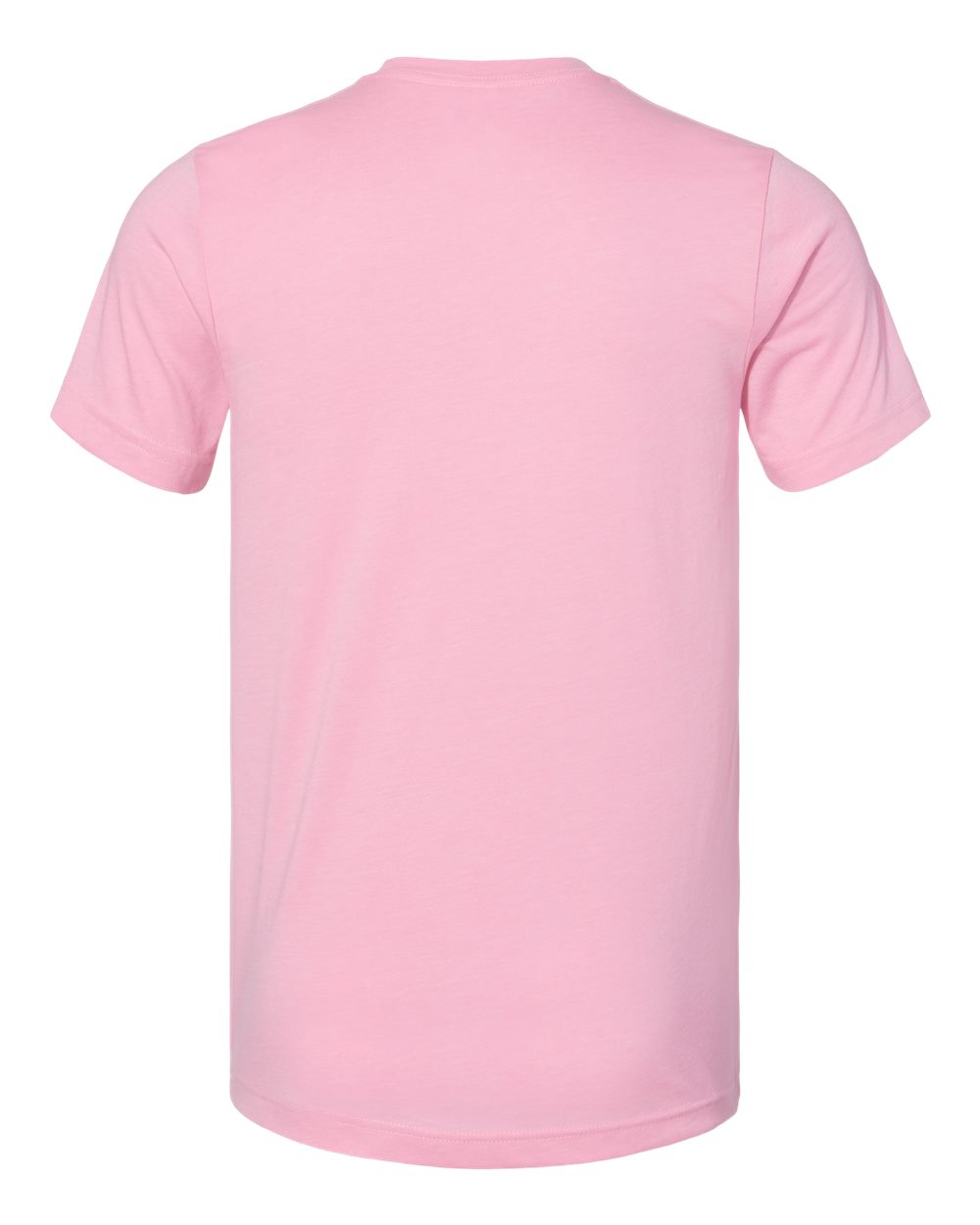 BELLA + CANVAS 3001CVC CVC Jersey Tee - Heather Bubble Gum - Back View