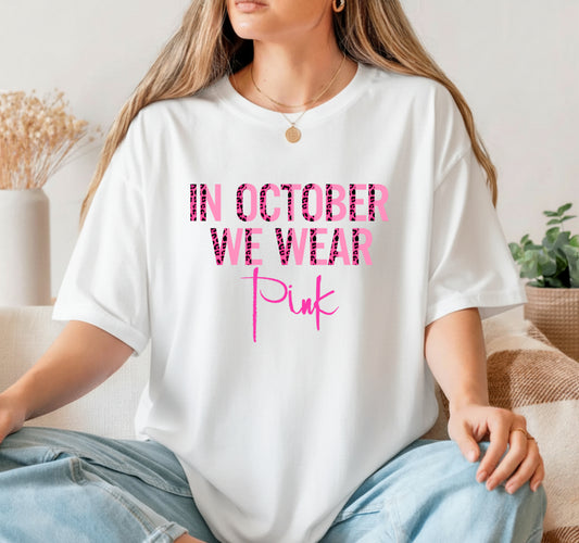 FIGHT LIKE A GIRL – Breast Cancer Awareness DTF Transfer