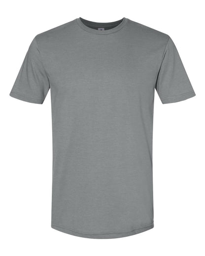 Gildan 64000CVC Unisex Softstyle® CVC T-Shirt - Gunmetal - Front View