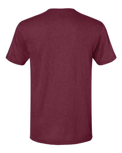 Gildan 64000CVC Unisex Softstyle® CVC T-Shirt - Maroon Mist - Back View