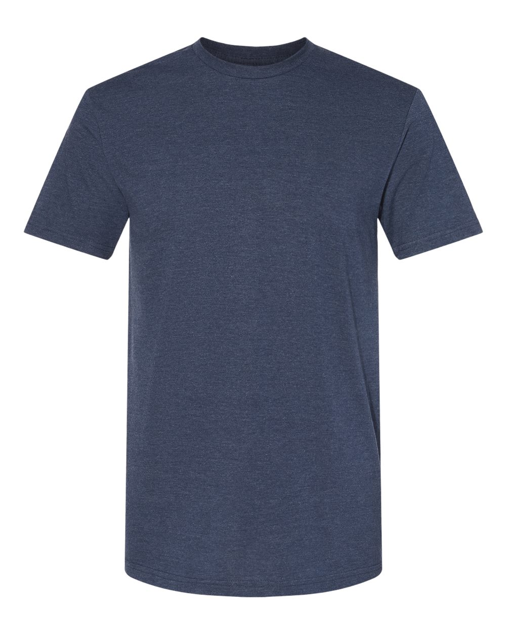 Gildan 64000CVC Unisex Softstyle® CVC T-Shirt - Navy Mist - Front View