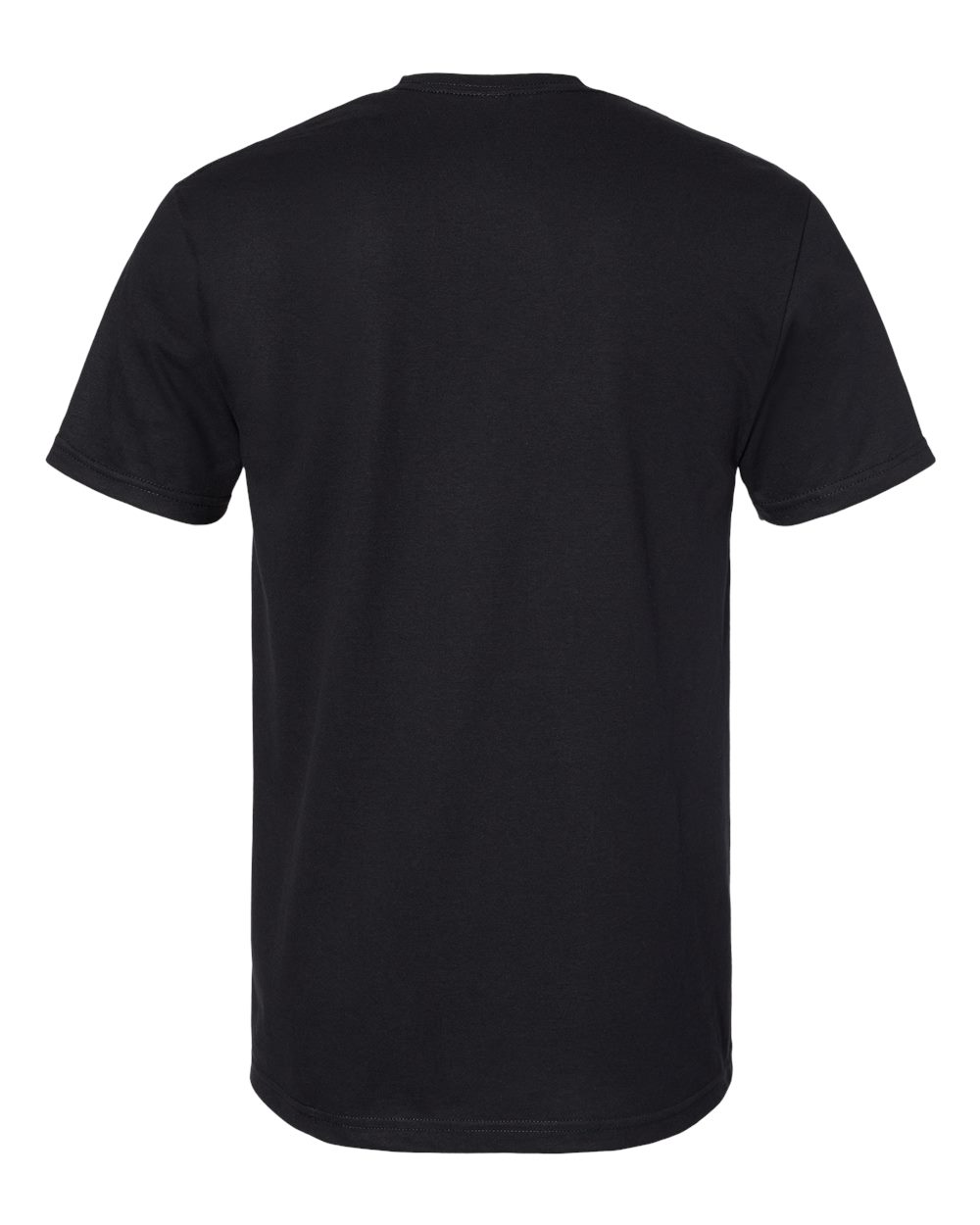 Gildan 64000CVC Unisex Softstyle® CVC T-Shirt - Pitch Black - Back View