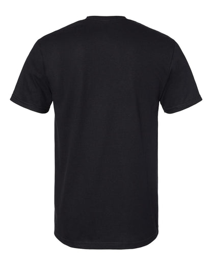 Gildan 64000CVC Unisex Softstyle® CVC T-Shirt - Pitch Black - Back View
