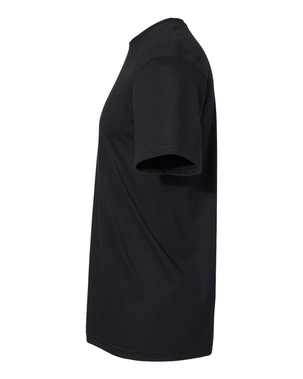 Gildan 64000CVC Unisex Softstyle® CVC T-Shirt - Pitch Black - Direct Side