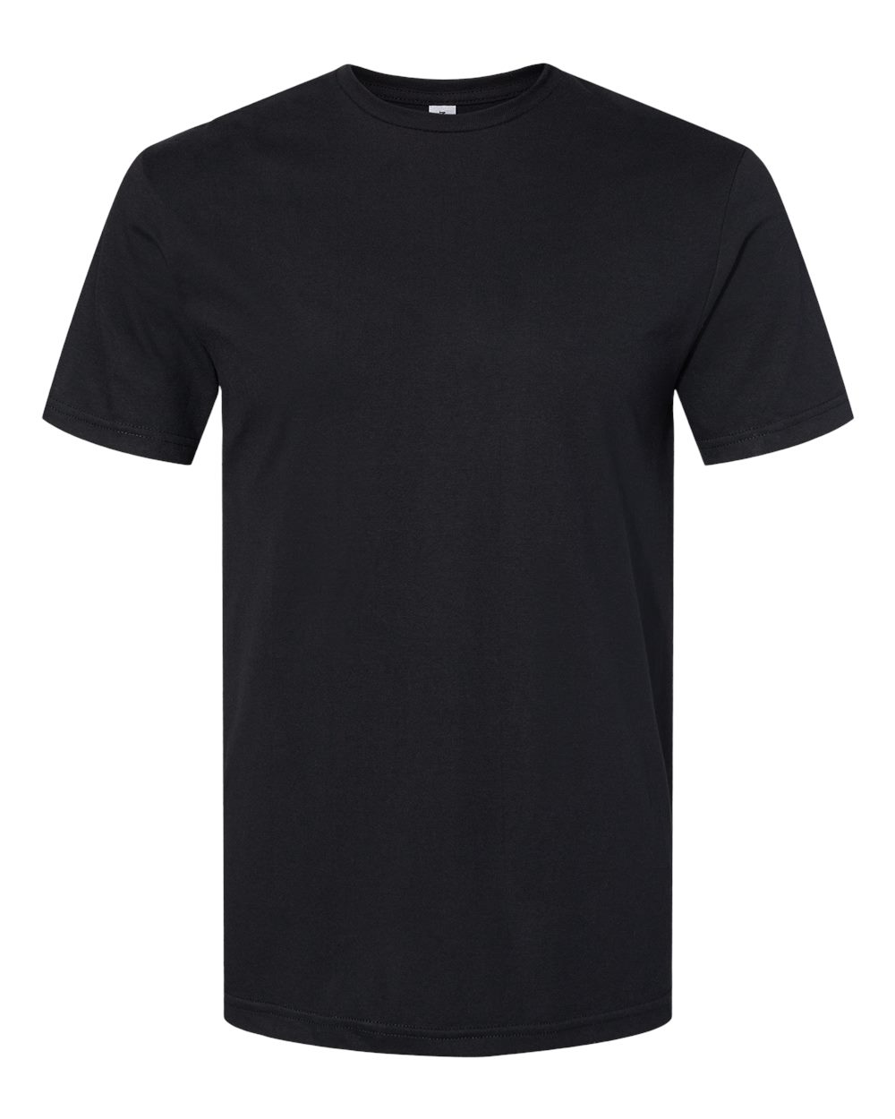 Gildan 64000CVC Unisex Softstyle® CVC T-Shirt - Pitch Black - Front View