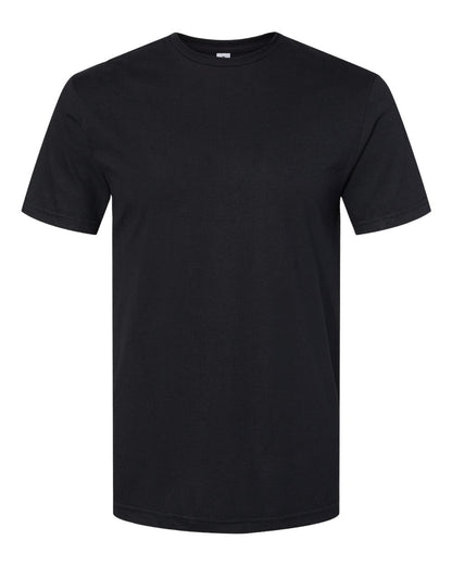 Gildan 64000CVC Unisex Softstyle® CVC T-Shirt - Pitch Black - Front View