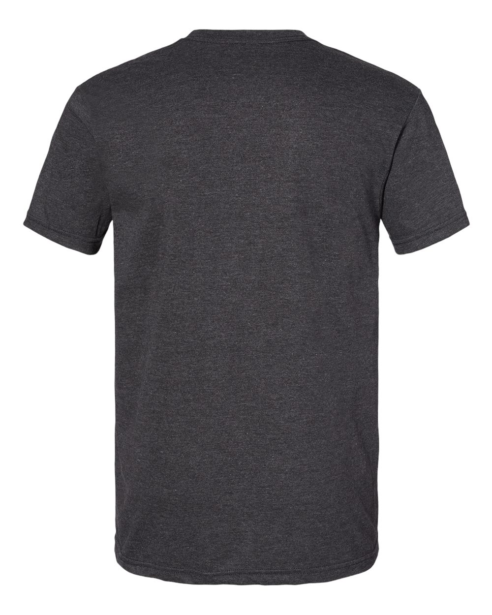 Gildan 64000CVC Unisex Softstyle® CVC T-Shirt - Pitch Black Mist - Back View