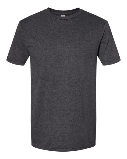 Gildan 64000CVC Unisex Softstyle® CVC T-Shirt - Pitch Black Mist - Front View