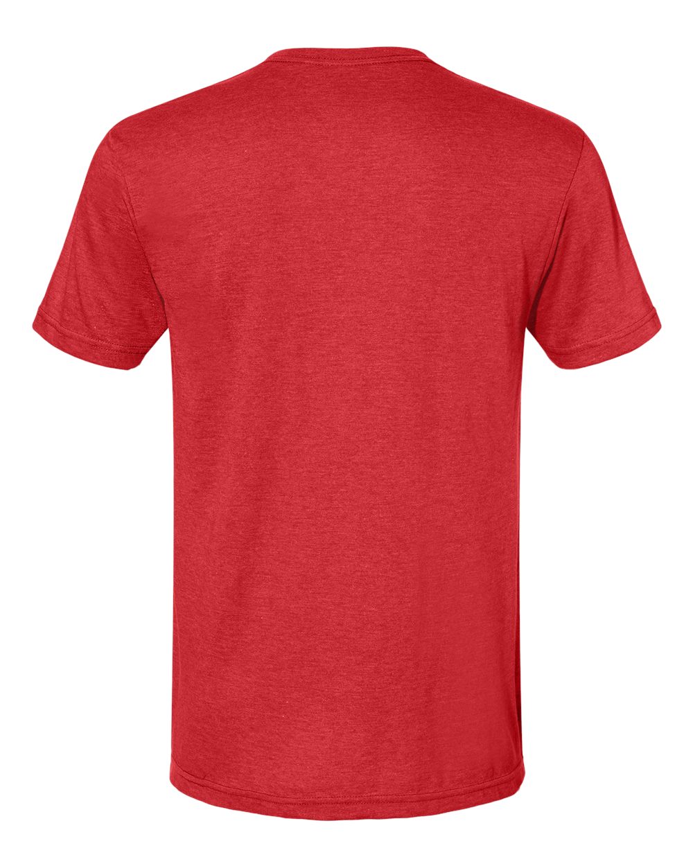 Gildan 64000CVC Unisex Softstyle® CVC T-Shirt - Red Mist - Back View