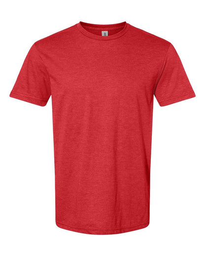 Gildan 64000CVC Unisex Softstyle® CVC T-Shirt - Red Mist - Front View