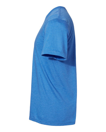 Gildan 64000CVC Unisex Softstyle® CVC T-Shirt - Royal Mist - Direct Side