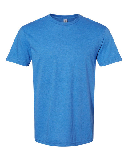 Gildan 64000CVC Unisex Softstyle® CVC T-Shirt - Royal Mist - Front View
