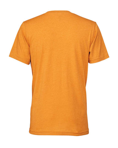 BELLA + CANVAS 3001CVC CVC Jersey Tee - Heather Marmalade - Back View