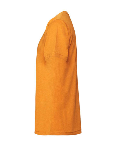 BELLA + CANVAS 3001CVC CVC Jersey Tee - Heather Marmalade - Direct Side