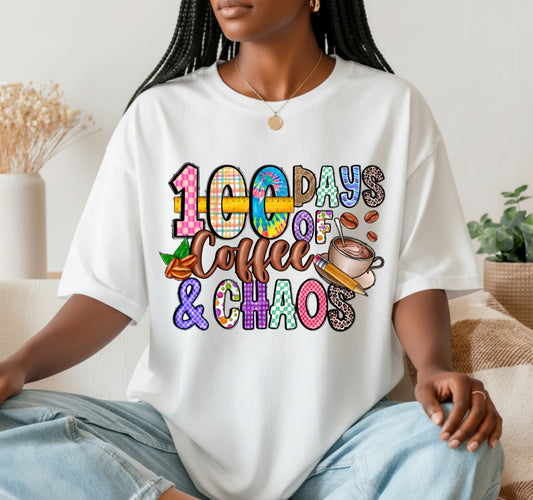 100 DAYS OF COFFEE AND CHAOS – 100 Days DTF Transfer