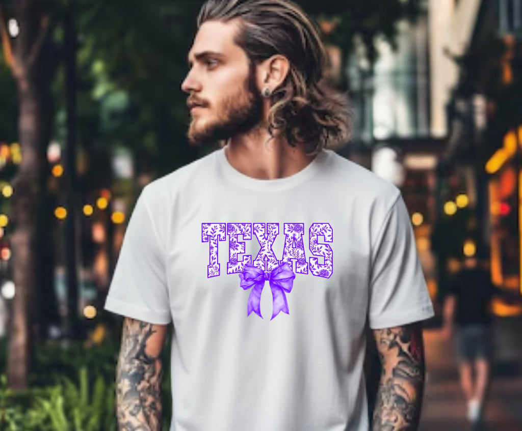 TEXAS Distressed Text – State Pride DTF Transfer