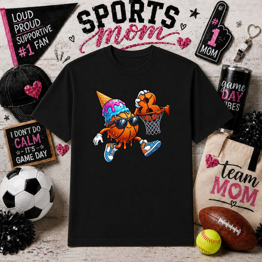 8TH BIRTHDAY Basketball Drip – Sports DTF Transfer – by Ink Rush – Premade Transfers – Sports Mom Gameday, DTF Transfer
