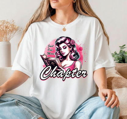 Just One More Chapter – Book Lover DTF Transfer