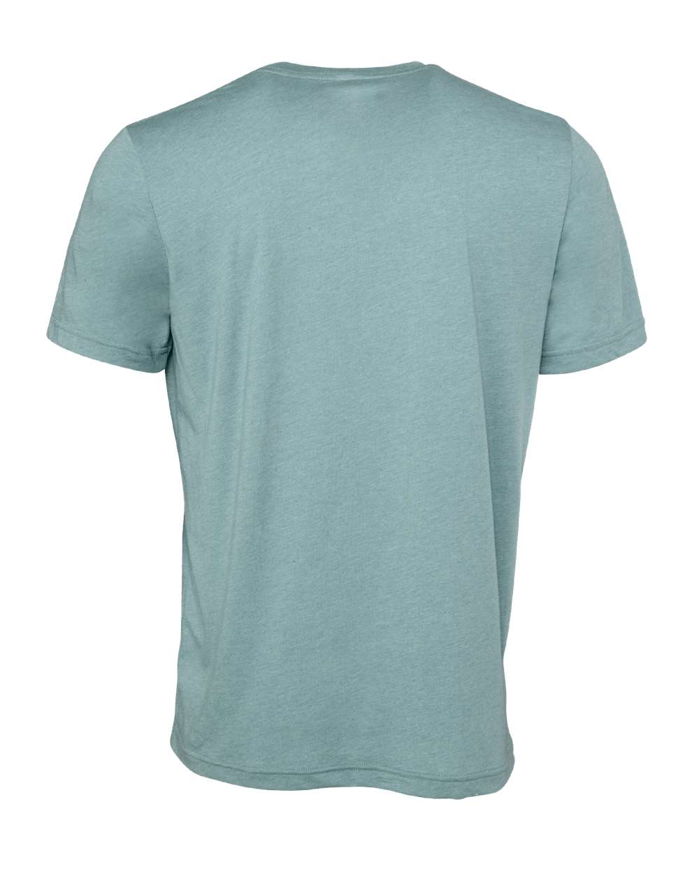 BELLA + CANVAS 3001CVC CVC Jersey Tee - Heather Blue Lagoon - Back View