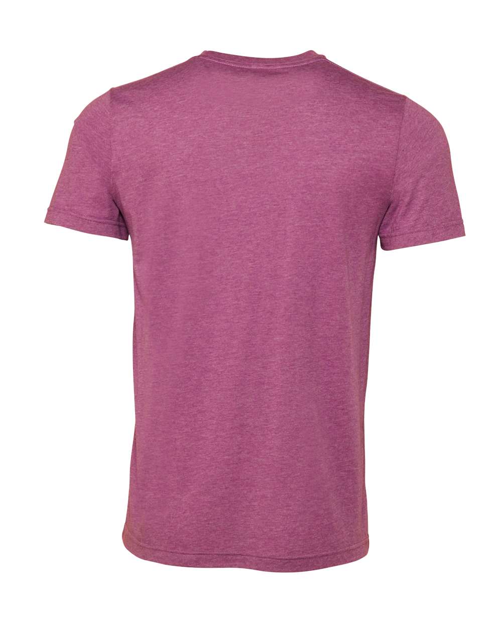 BELLA + CANVAS 3001CVC CVC Jersey Tee - Heather Magenta - Back View