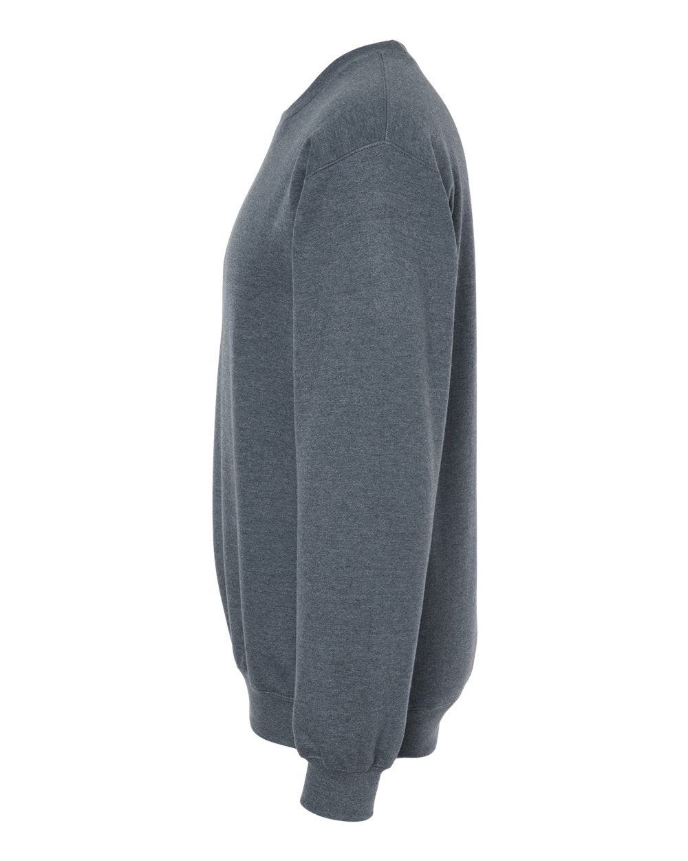 Gildan SF000 Unisex Softstyle® Midweight Crewneck Sweatshirt - Dark Heather - Direct Side