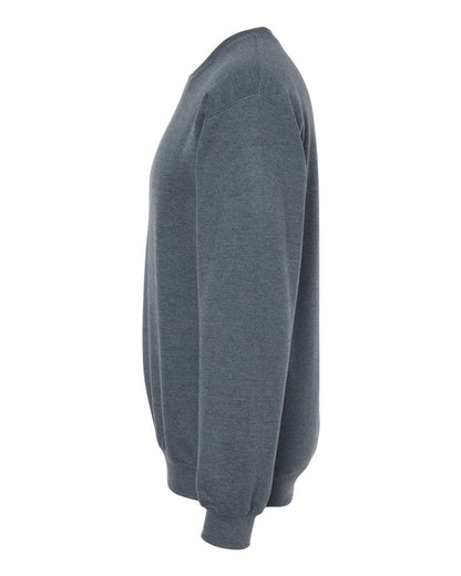 Gildan SF000 Unisex Softstyle® Midweight Crewneck Sweatshirt - Dark Heather - Direct Side